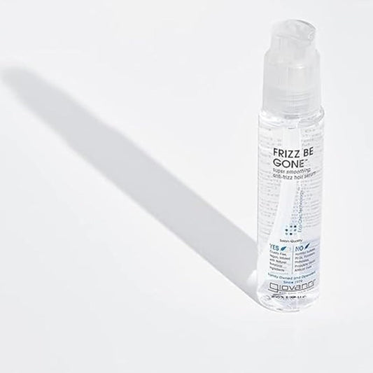 Frizz Be Gone - Super Smoothing Anti-Frizz Hair Serum, Adds Shine, Seals in Color, Infused with Natural Botanical Ingredients, Salon Quality, No Parabens