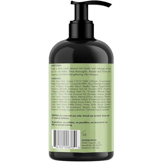 Mielle Organics Rosemary Mint Strengthening Shampoo Infused with Biotin