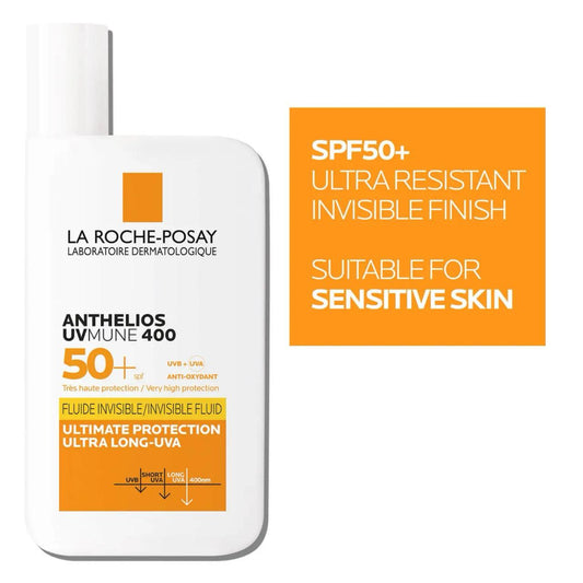 La Roche-Posay Anthelios Invisible Fluid Facial Sunscreen SPF 50 +
