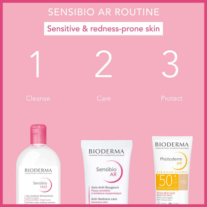 Bioderma - Sensibio AR Cream - Facial Redness Relief Lotion - Skin Soothing and Moisturizing - Face Lotion for Sensitive Skin