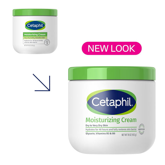 Cetaphil Face & Body Moisturizer, Hydrating Moisturizing Cream for Dry to Very Dry, Sensitive Skin