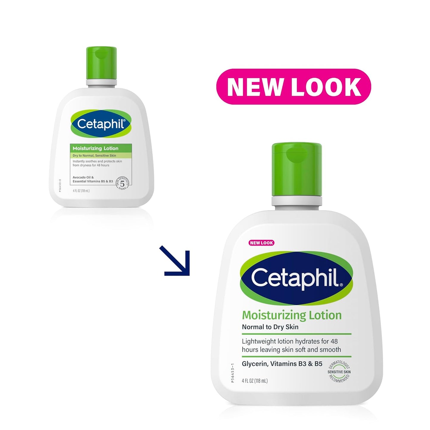 Cetaphil Moisturizing Lotion, Face & Body Moisturizer for Men & Women, Normal to Dry Sensitive Skin, Unscented, 236ml